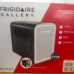 Frigidaire Gallery Black Compact Mini Refrigerator - 9-Can Cooler